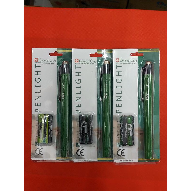 Penlight General Care Halogen/Penlight General Care sinar kuning/ senter medis
