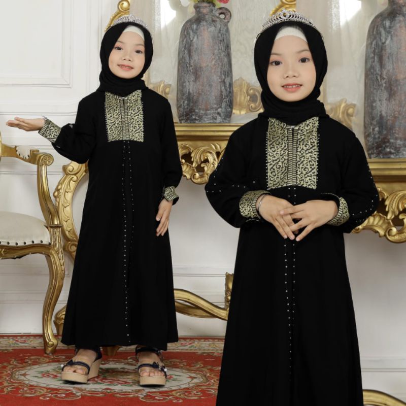 MUZA ABAYA HITAM ABAYA SYARI DUBAI 255 (BUSUI)