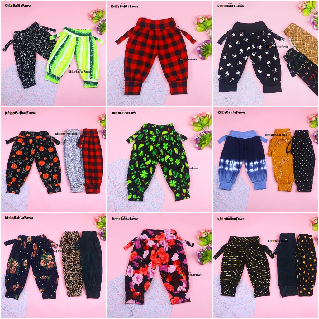 Aladin Carlissa Uk 0-18 Bulan / Celana Bayi Anak Cewek Murah Panjang Adem Motif Pants Lucu Grosir babycinnamon