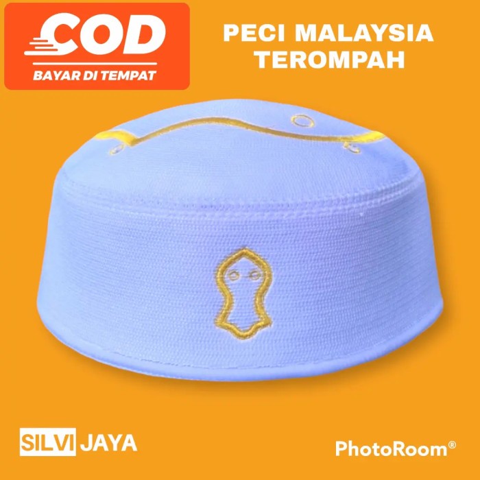 PECI MALAYSIA TEROMPAH PUTIH HIJAU BIRU EMAS