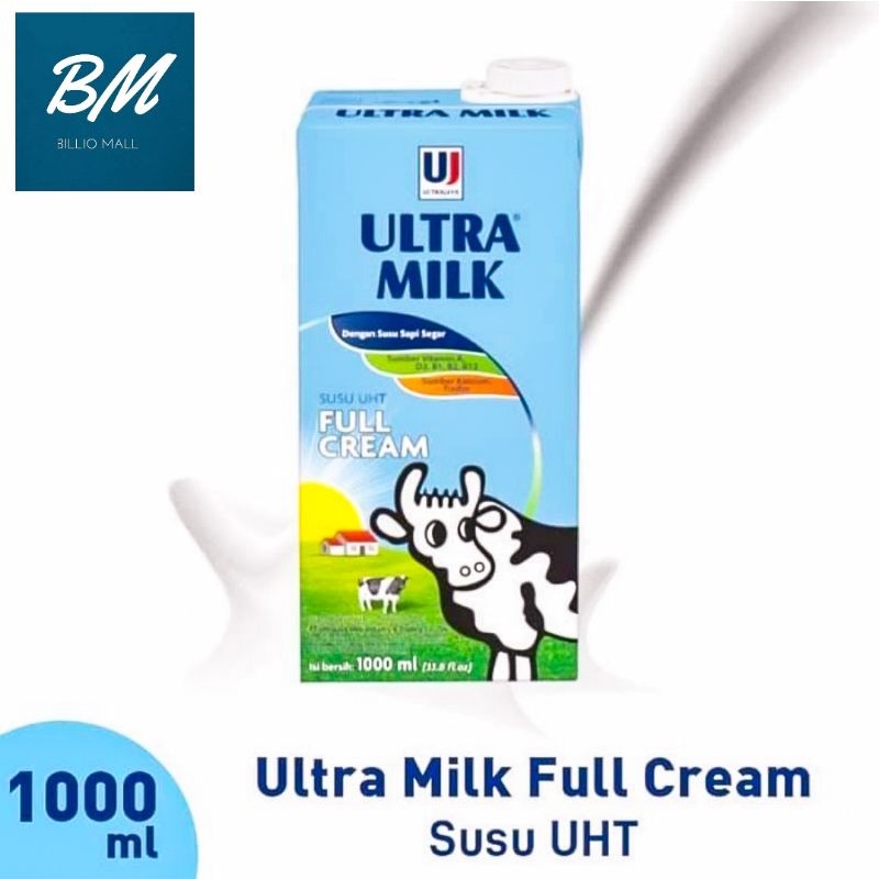 

DA Susu Ultra 1 Liter / Susu UHT Susu Ultra Milk 1 ml Full Cream Coklat