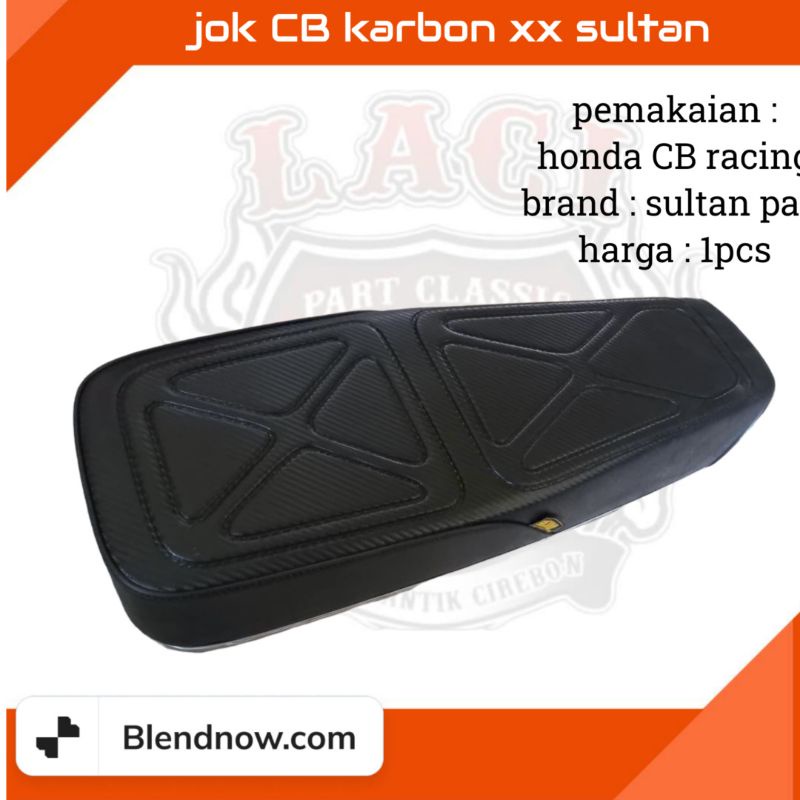 jok cb karbon sultan anti gembos jok cb racing xx sultan busa ijo