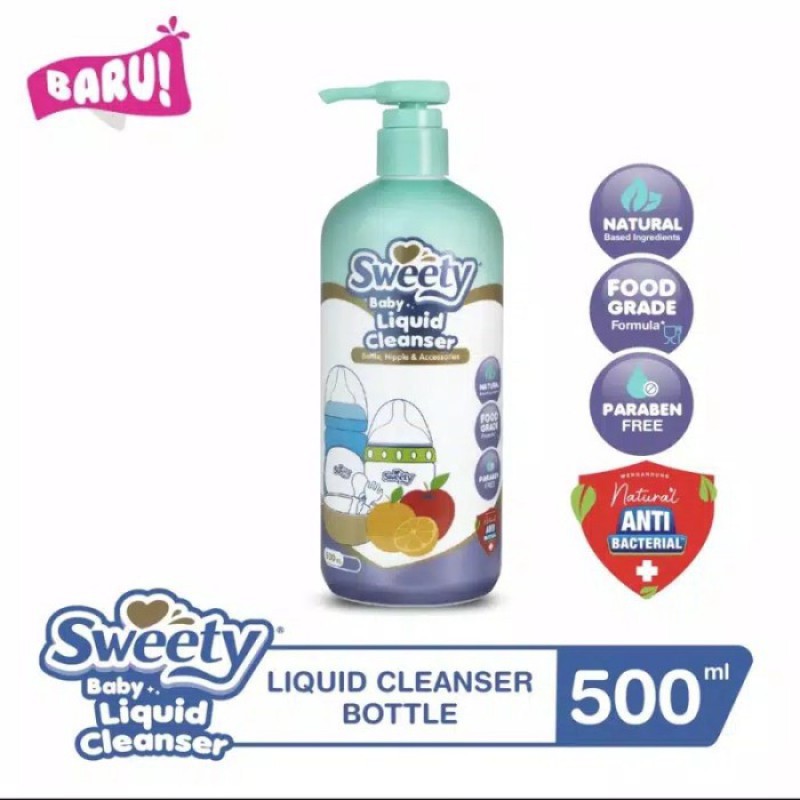 Sweety Baby Liquid Cleanser Bottle Sabun Cuci Botol Bayi - 500 ml