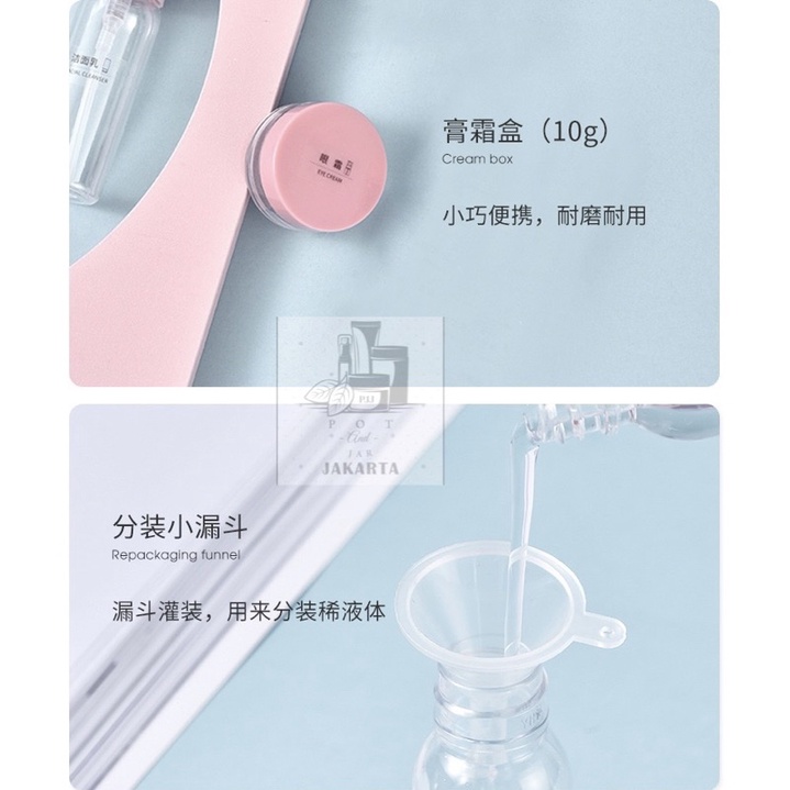 10pcs in 1 Travel Toiletries Set/travel friendly (Tipe B)