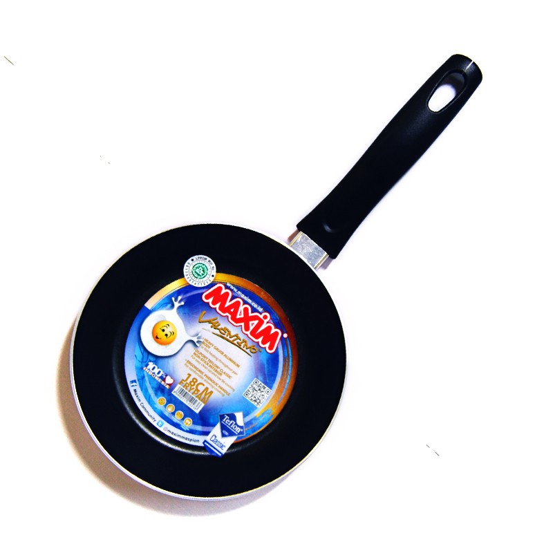 Maxim Valentino Frypan Anti Lengket Wajan Penggorengan 18 cm