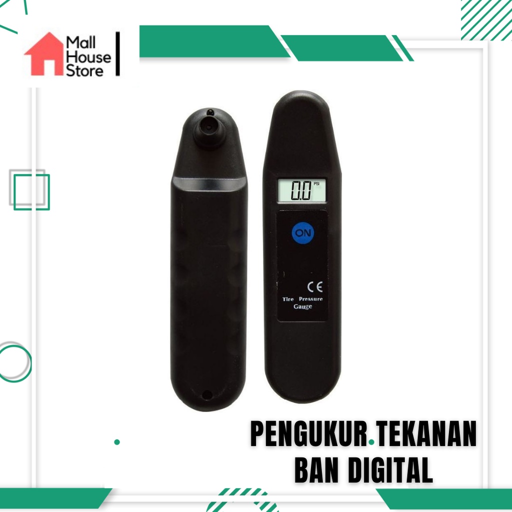 Pengukur Tekanan Ban Mobil Motor / Pengukur Ban Digital Tire Pressure Gauge - Digital Tire