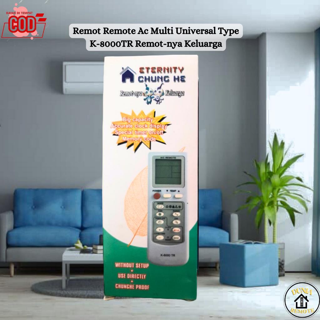 Remot / REMOTE AC Multi Universal Serbaguna CHUNGHE k-8000 bisa untuk berbagai merk AC