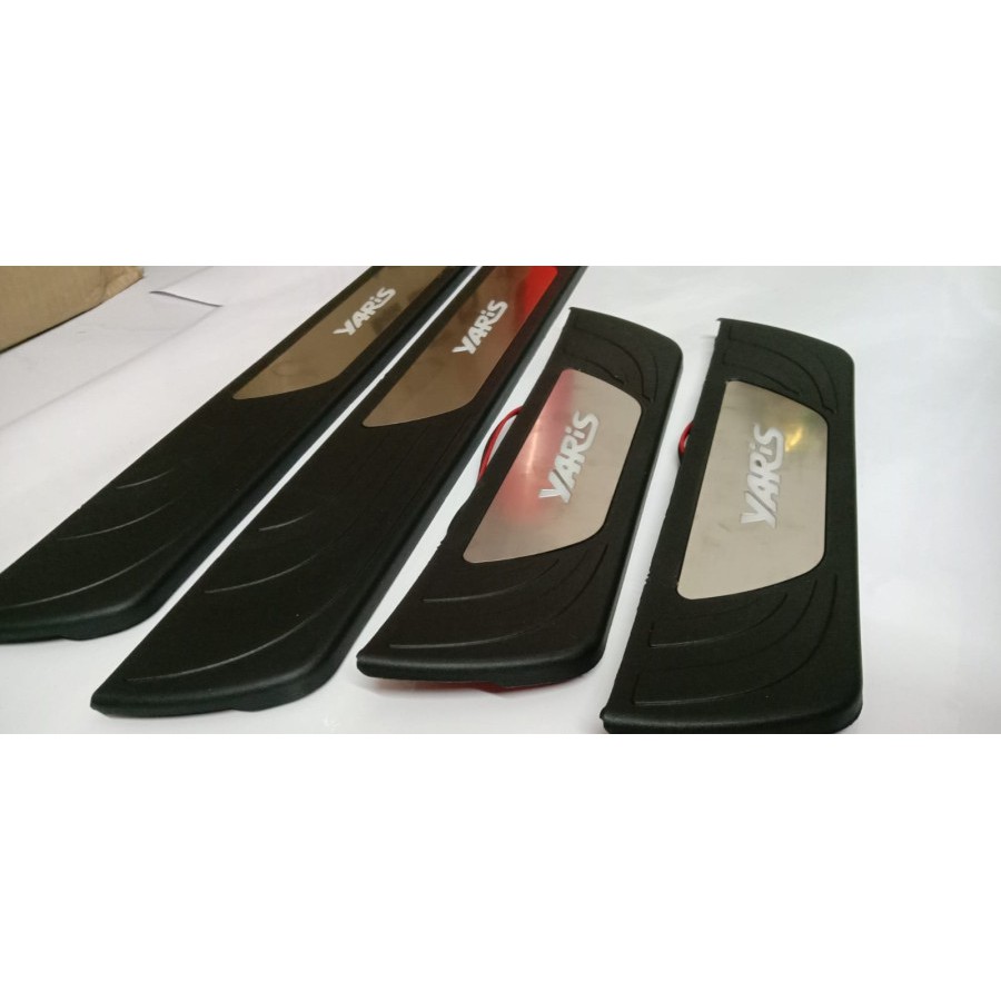 SILLPLATE SILL PLATE SILPLATE SAMPING TOYOTA YARIS LAMPU LED ADN