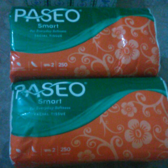 Paseo Smart Facial Tissue 250 Sheets Tissue Kering