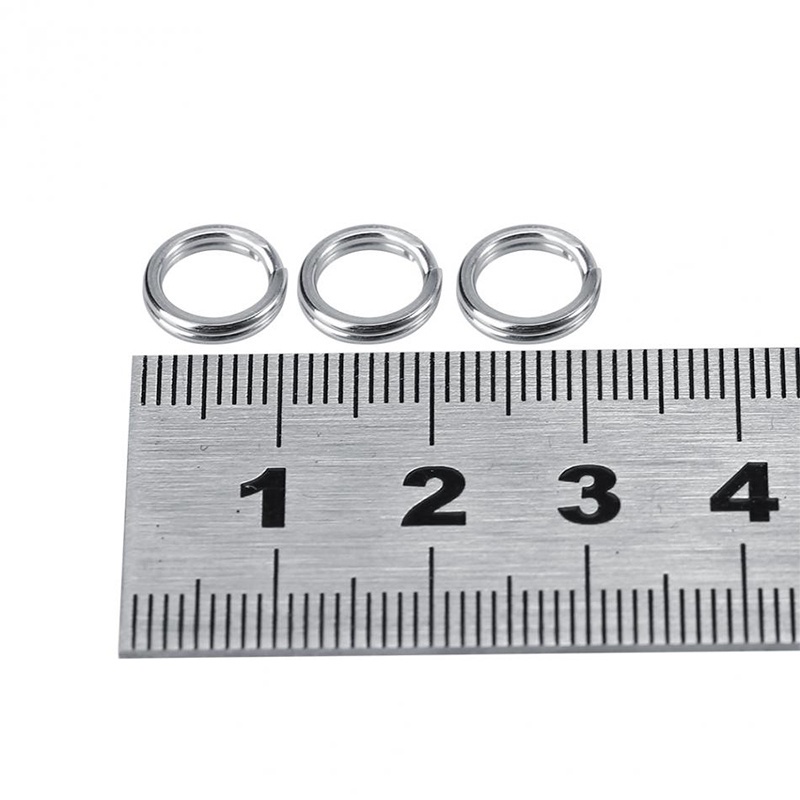 1 Pcs Lot Stainless Steel Split Ring Connecting Ring Lure