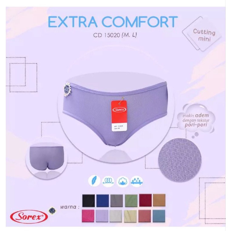 CELANA DALAM SOREX WANITA ART 15020 EXTRA COMFORT