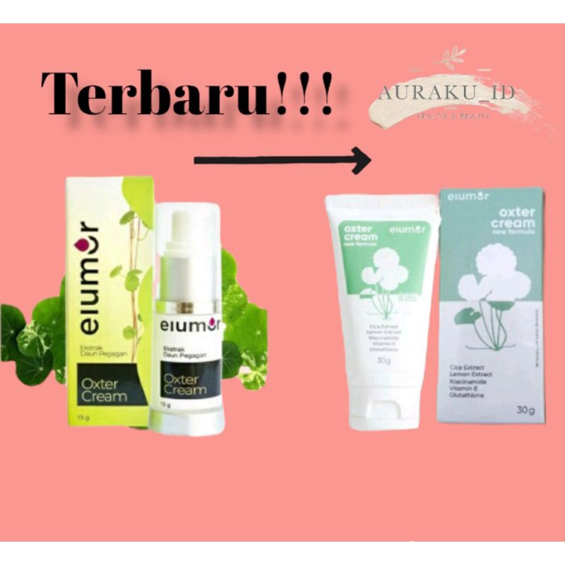 ELUMOR OXTER CREAM SERUM PEMUTIH KETIAK SELANGKANGAN LIPATAN WHITE SERUM PENGHILANG STRECHMARK