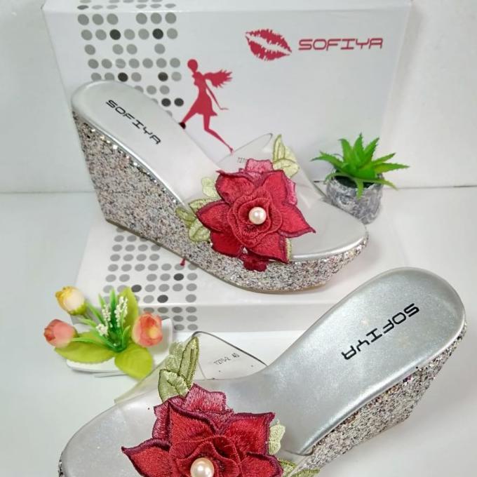 Sandal Sofiya Wedges Import Terlaris