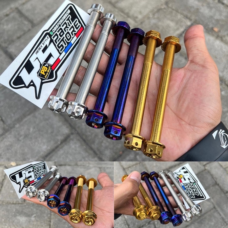 baut pangkon mesin belakang GL megapro tiger