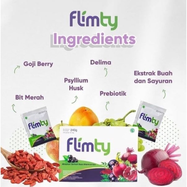 Flimty Fiber 1 Box 16 Sachet - Minuman Flimti Fiber Serat - Grosir Distributor Agen Resmi Official Original Reseller Welcome