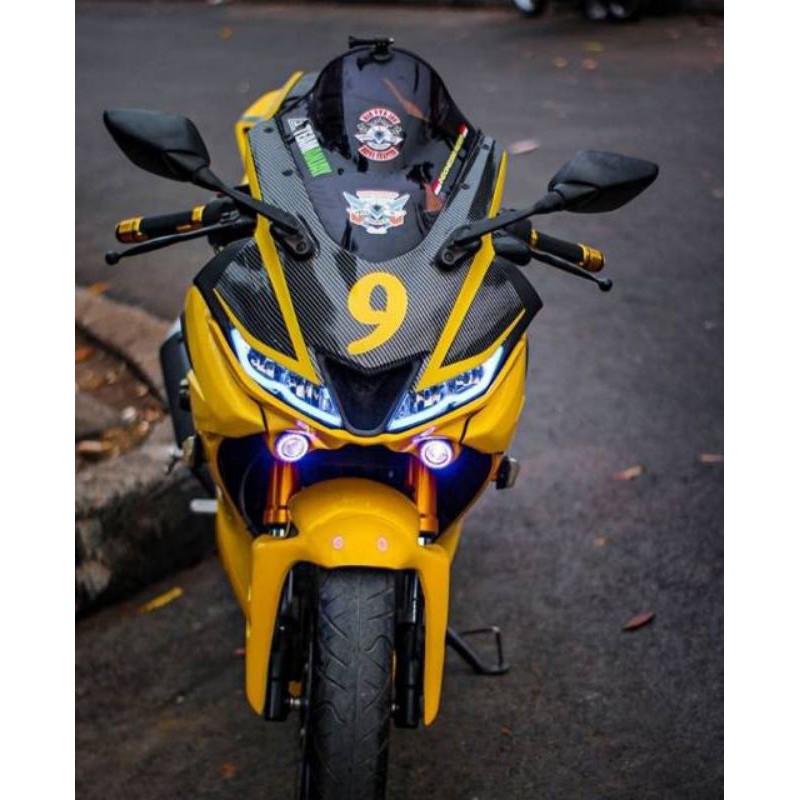 WINGLET R15 V3 WINGLET LAMPU R15 V3 TOPENG R15 V3 WINGLET YAMAHA R15 V3