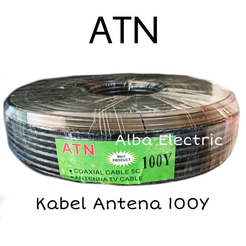 KABEL ANTENA TV 100 Yard COAXIAL ATN Kabel Antena TV 100Y