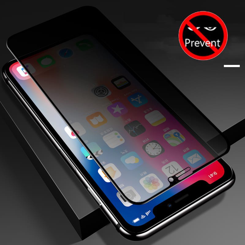 Iphone X / XS / XR / XS Max Tempered Glass Privacy Anti Spy Full Cover