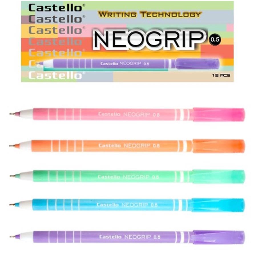 

Q6c6B--[D] Pen Castello NEOGRIP (12Pcs)