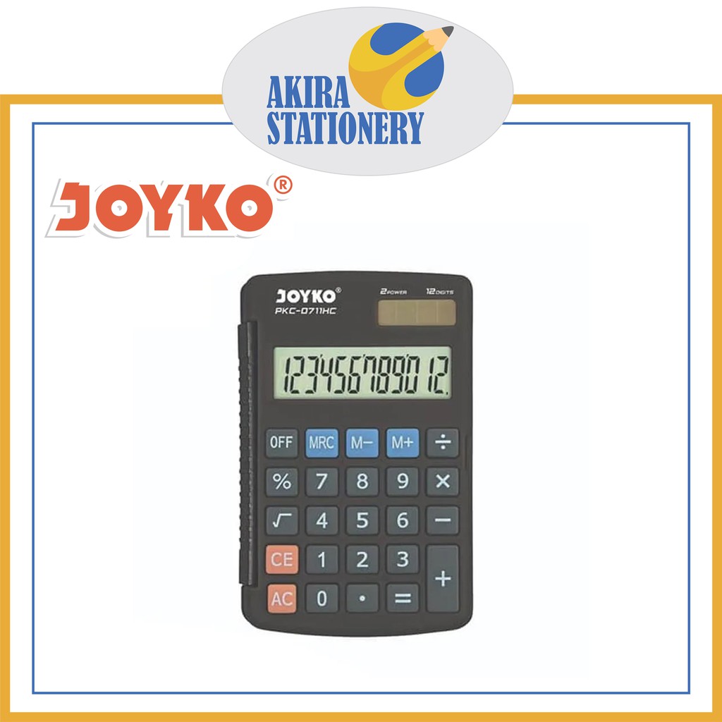 

Kalkulator Saku JOYKO PKC 0711 Hc / Calculator JOYKO PKC-0711HC ( PCS ) / Alat Hitung Dagang