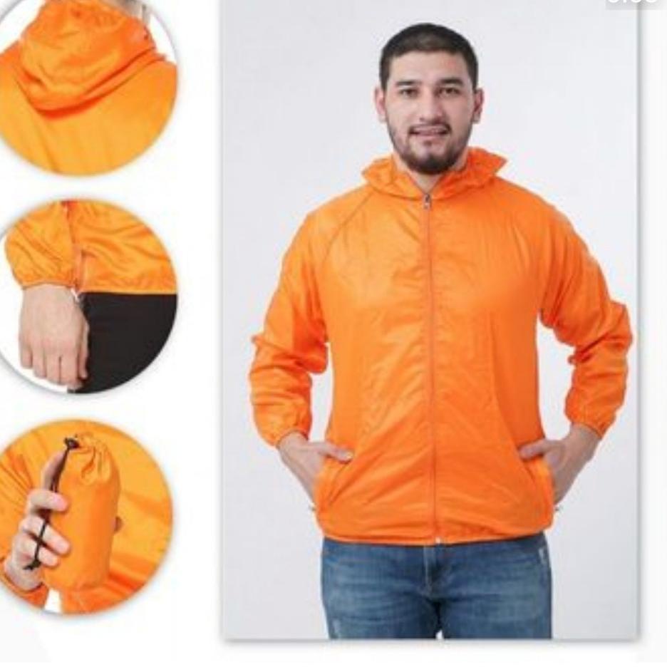 Grosir Populer Jaket Olahraga Parasut Nylon Premium Jacket Sanders Original Running Sauna Suit Sepeda - 10 Warna