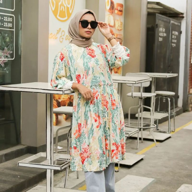 Vintage Tunik Wanita Tunik Oversized Busui Friendly | by So Homewear