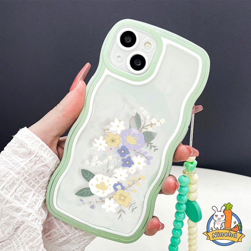 Soft Case Pelindung Lensa Kamera Motif Bunga Bening Tahan Banting Untuk iPhone 14 13 12 11 Pro Max X Xr Xs Max 8 7 6 6s Plus