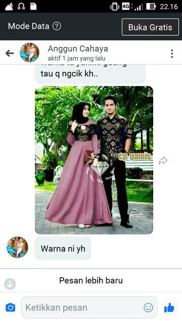 Cp Yasmin Couple Pasangan, Batik Babyterry, Gamis, Muslim