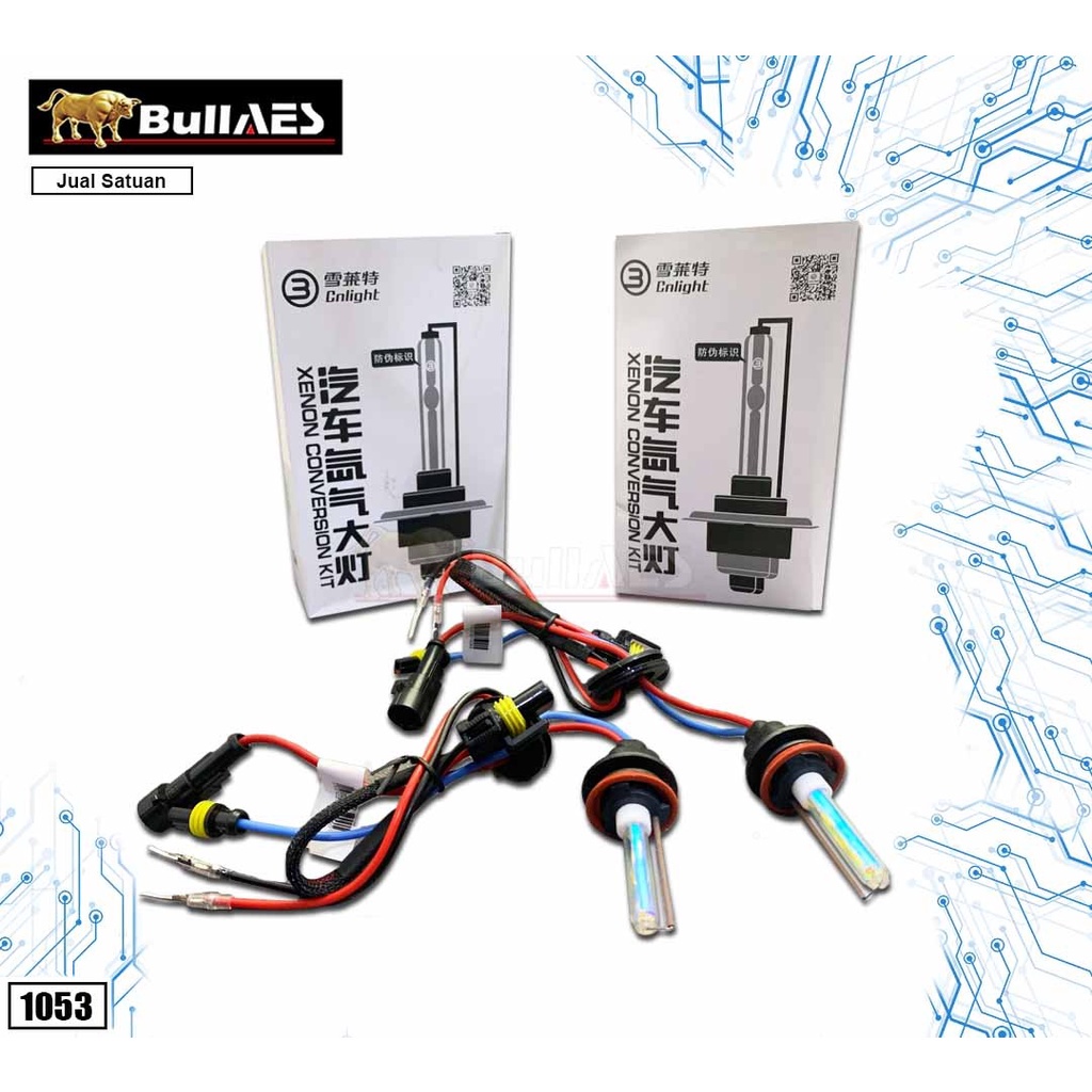 Bohlam Hid H11 Merk Cnlight Straightshape I Bulb H11 35 Watt