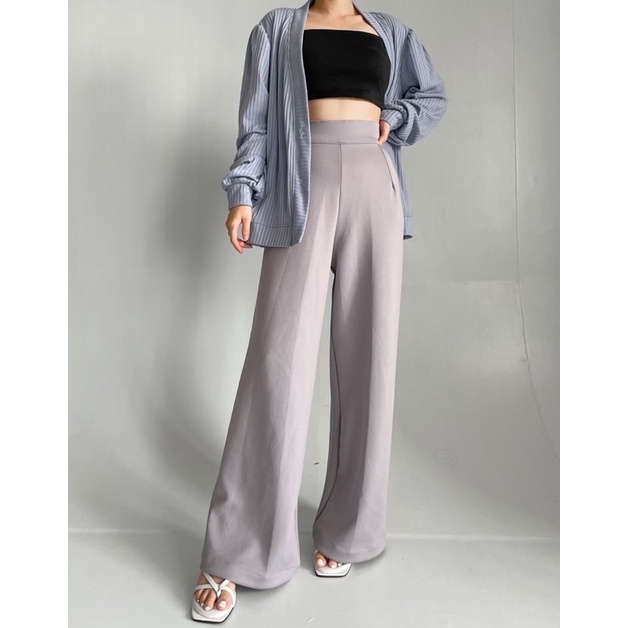 Long Cullote Highwaist Pants