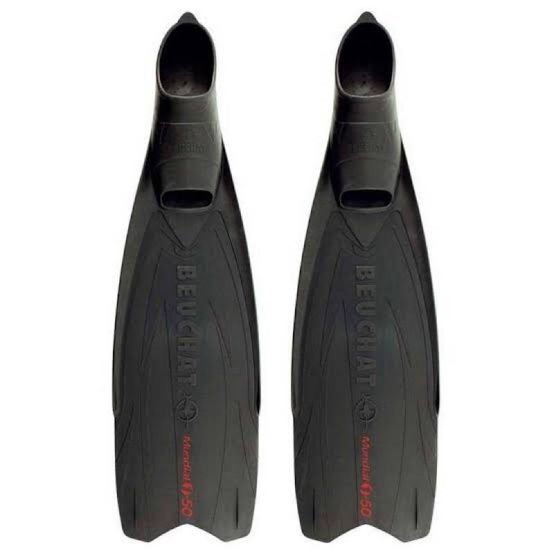 Diving Fin Long Fin Beuchat Mundial 50 Fins SEMI LONG FINS