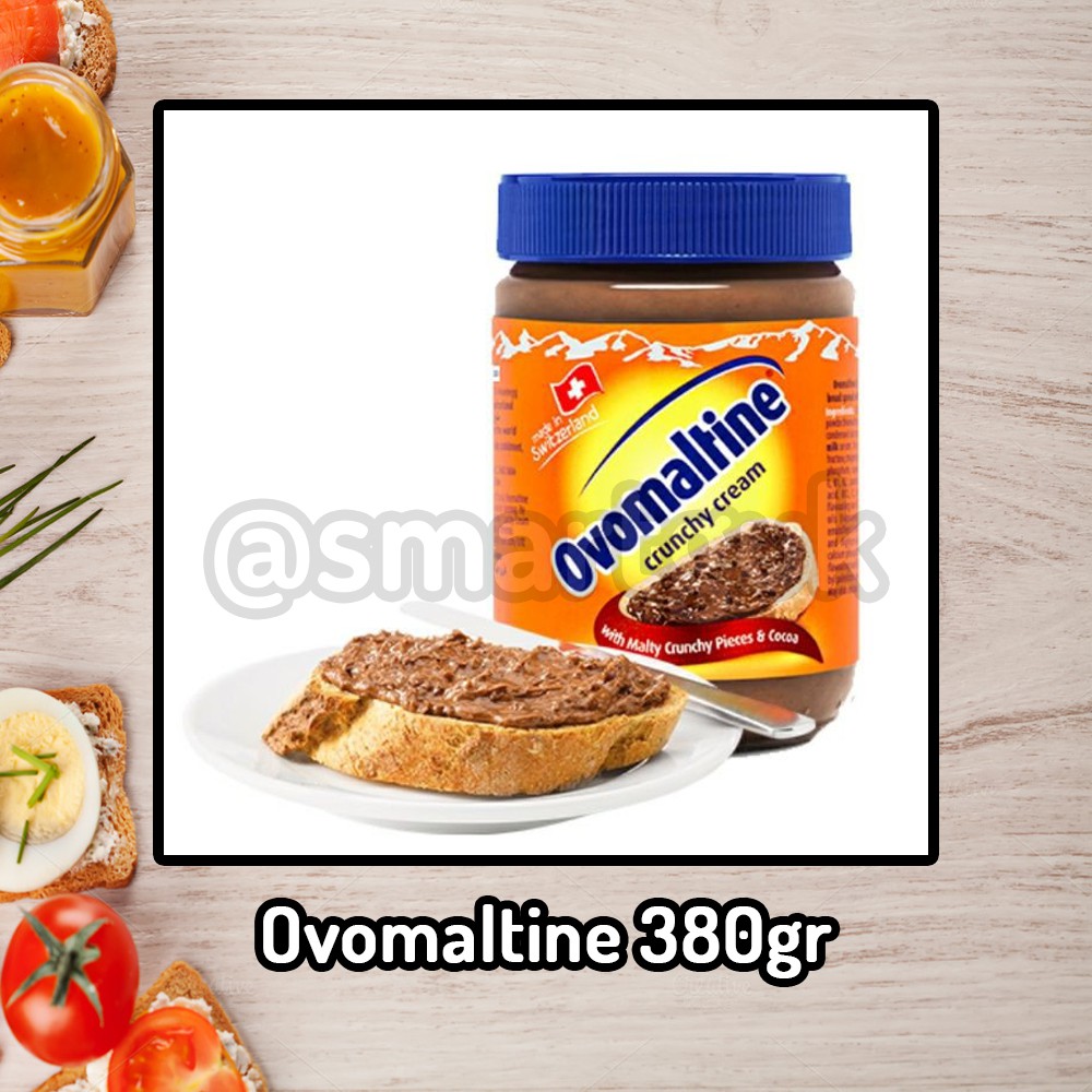 

Ovomaltine 380 gr / Ovomaltine Crunchy Cream 380gram sudah BPOM