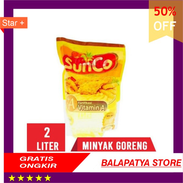 

BEST SELLER !!! sunco minyak goreng 2 liter