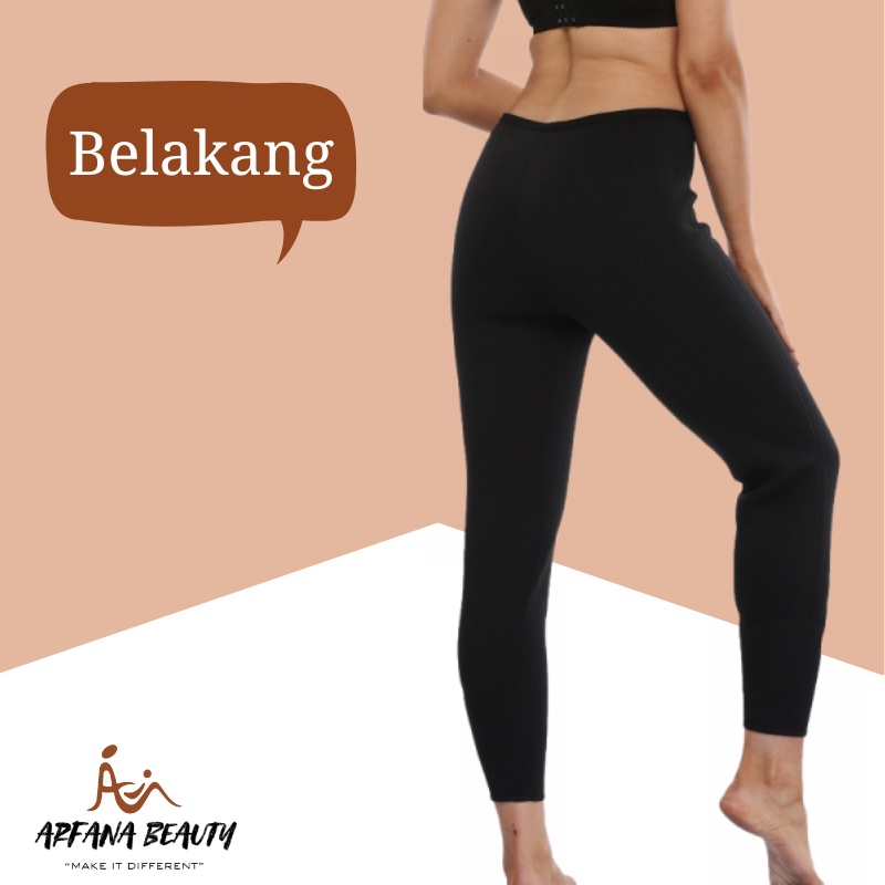 Celana Leging Olahraga Pembakar Lemak Pengecil Perut Buncit Wanita PANJANG LONG PANTS Legging Hitam Celana Olah Raga Sport Premium Laging Gym Cewek Jumbo Lejing Clana Fitness Peluntur Lemak Perut Lagging Leaging Senam Neotex Hot Shaper Original Long Pant