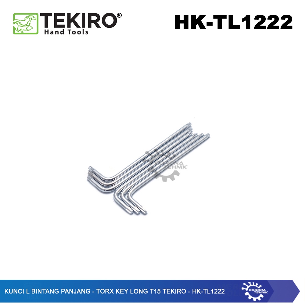 Tekiro - HK-TL1222 - Kunci L Bintang Panjang - Torx Key Long T15