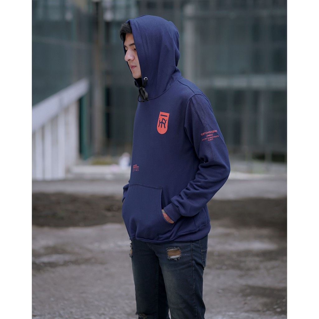 ORANGE HOLYRIDER SWEATER HOODIE // SWATER HOODIE PRIA DAN WANITA