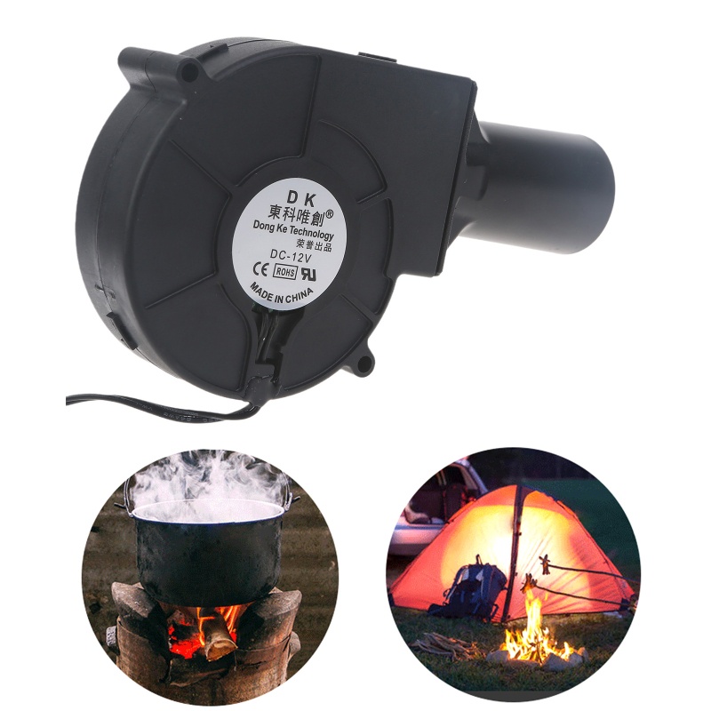 Vivi Kipas Blower DC 12V 20W 5.5x2.1mm 9733 Ukuran 97mm x 33mm Untuk Piknik