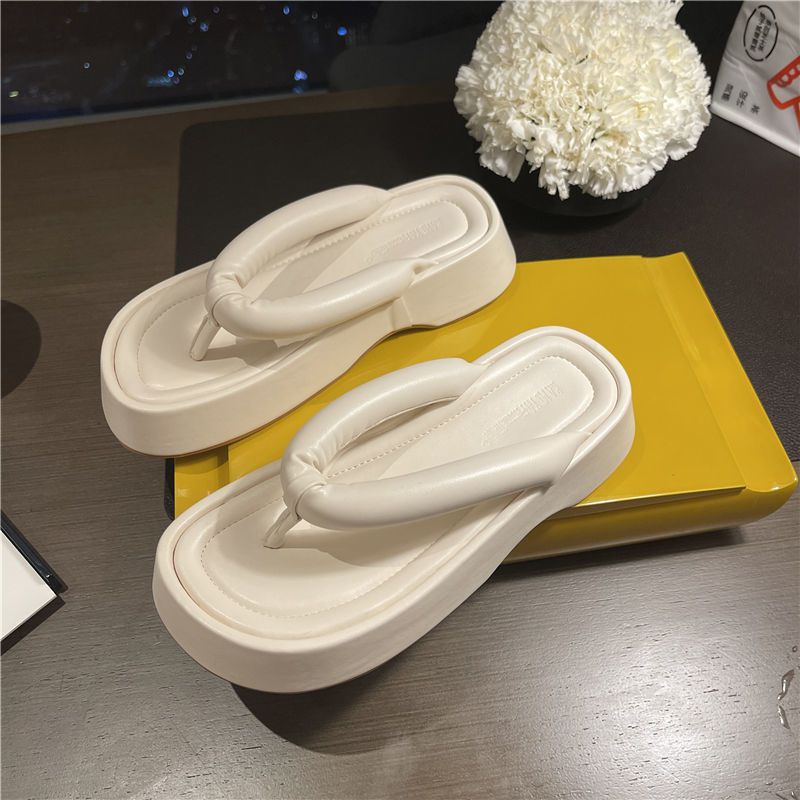 PINKMALL- platform SANDAL WANITA  SIMPLE NYAMAN IMPORT CLOGS IMPORT ANTI LICIN