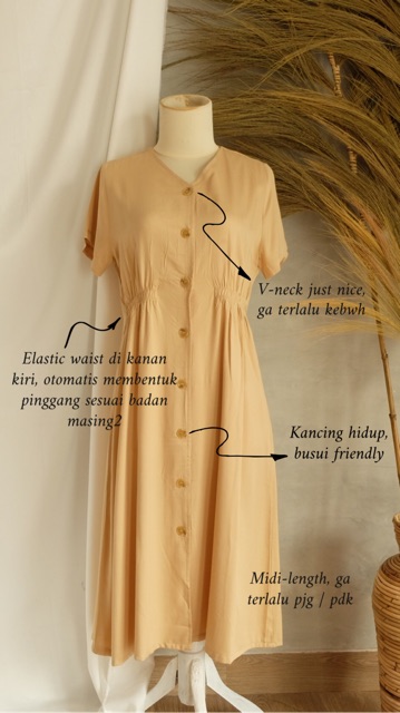 Edna Dress - Pakaian Wanita