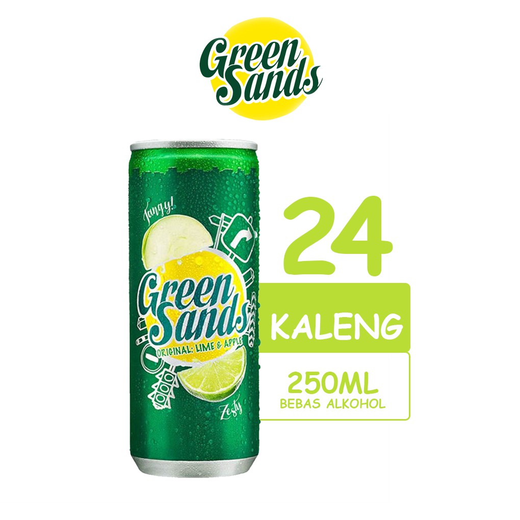 

Green Sands 250ml per karton isi 24 kaleng