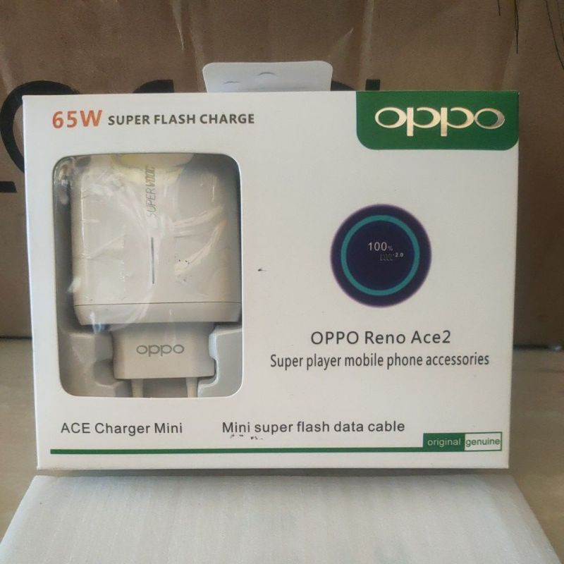 TC Charger Oppo Realme super Vooc Dart 65 W Micro USB Type-C Original fast charging