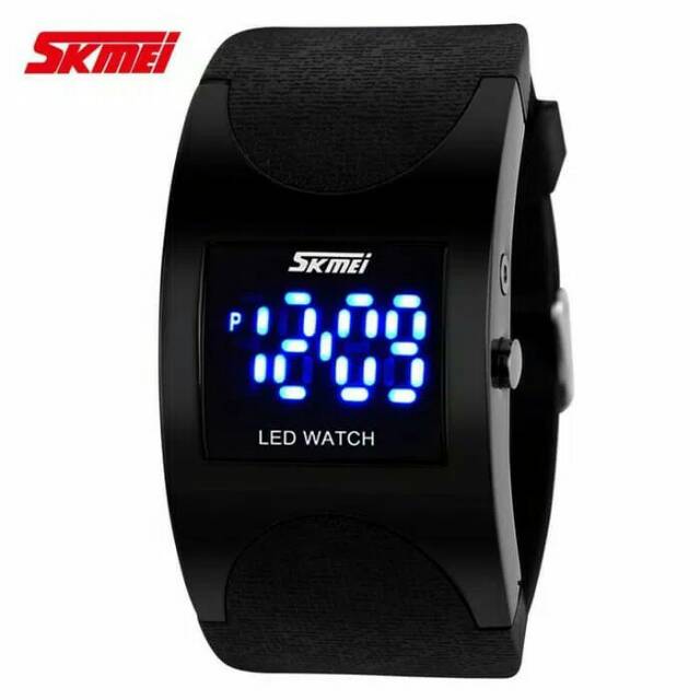 Jam tangan pria wanita original skmei model gelang led anti air