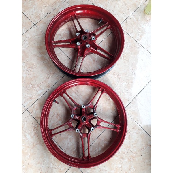 velg racing pelek pelah roda depan belakang yamaha mx king mxking mxking150 original yimm