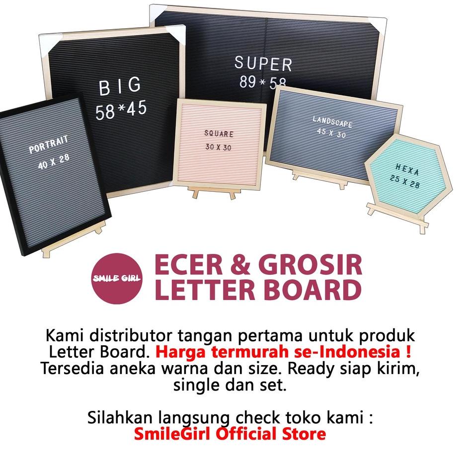 

[KODE CRYUG] [] Papan Nama Bayi / Letter Board Kekinian SmileGirl 40x28