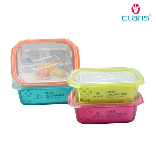 Kotak Makan Lunch box SQ Foodsaver 2737 Claris (770ml) 1pcs Murah