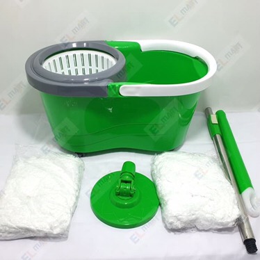 Q2 Magic Mop Roda Spin Mop Wonder Mop Q2 623 - Alat Pel Putar Beroda Q2623  .