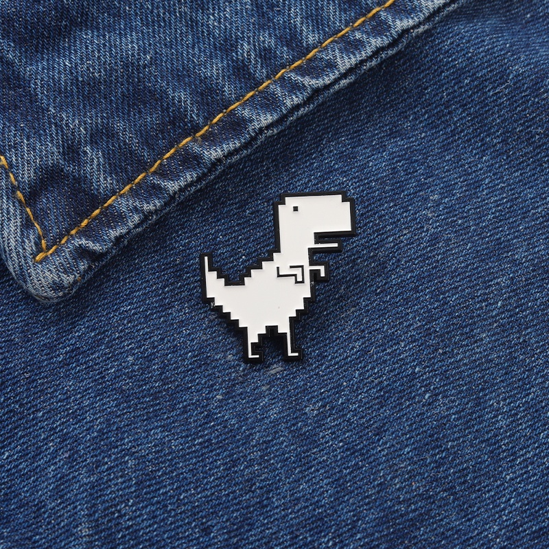 Bros Pin Enamel Desain Kartun Dinosaurus Untuk Hadiah Anak