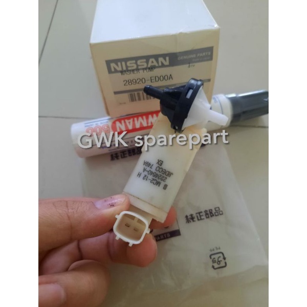 Motor Washer pump wiper air depan Nissan Livina Ori