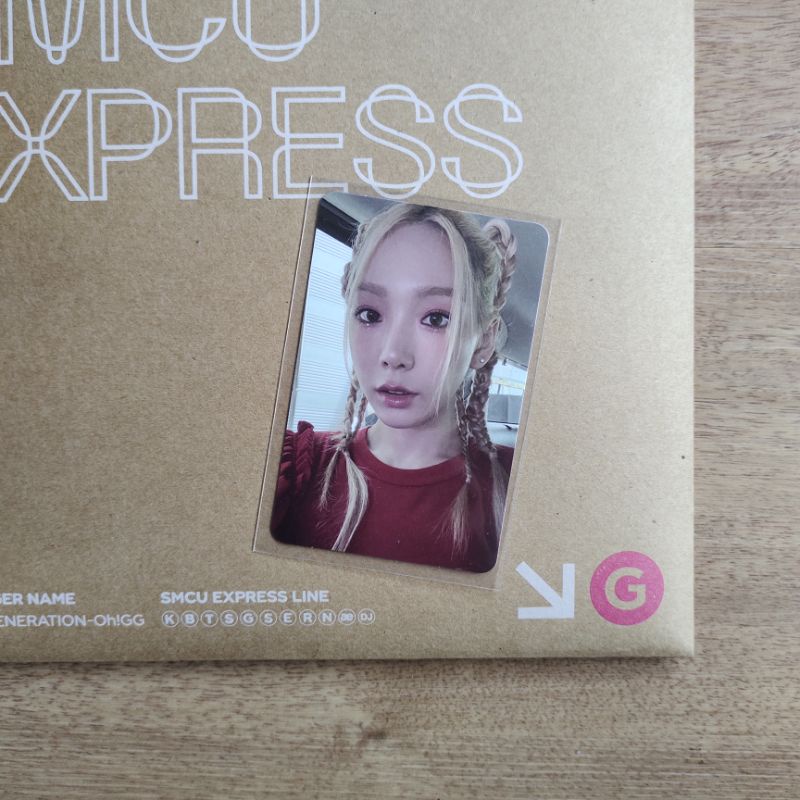 pc taeyeon smcu (ohgg ver.) + album mr mr // snsd girls generation photocard jessica tiffany sunny y