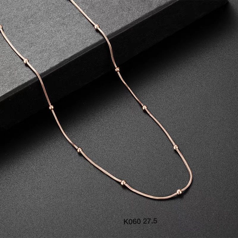 COD! kalung titanium wanita model chocker bijilada rantai belut anti karat import